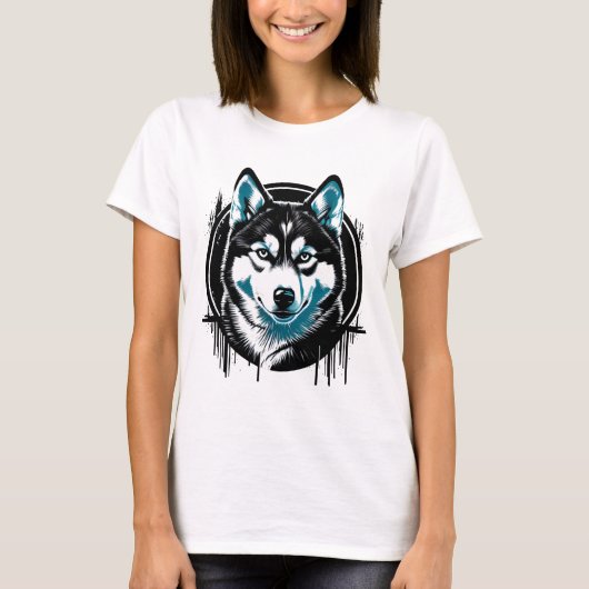 I LOVE MY HUSKY T-SHIRT (Voorkant)