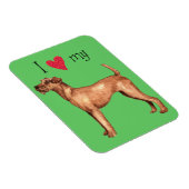 I Love my Irish Terrier Magneet (Rechterzijde)