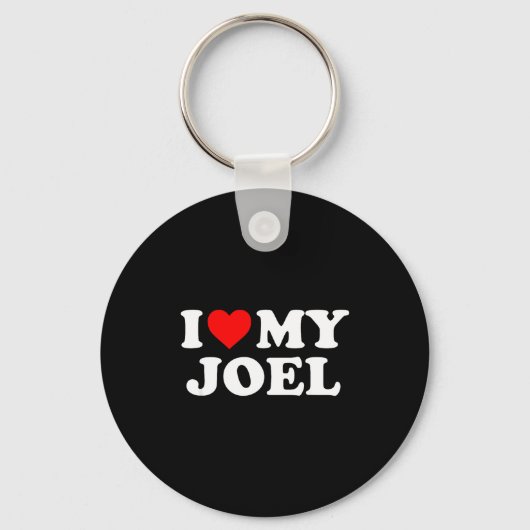 I Love My Joel  Sleutelhanger (Voorkant)