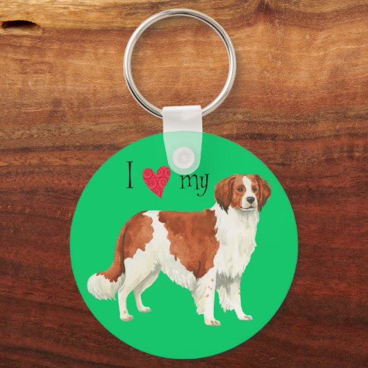 I Love my Kooikerhondje Sleutelhanger (Voorkant)