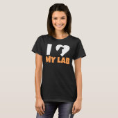 I Love My Labrador 211 T-shirt (Voorkant volledig)