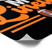 I love my Lineup Funny Fantasy Football Lovers Poster (Hoek)