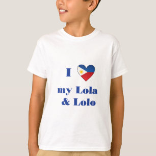 I Love My Lola and Lolo1 T-shirt
