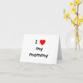 I love my mommy kaart (Gele Bloem)