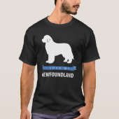 I Love My Newfoundland T-shirt (Voorkant)