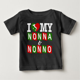 I Love My Nonna & Nonno Baby T-Shirt