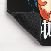 I Love My Otter Half Pun Couple Valentines Day Muismat (Hoek)