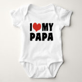 I Love My Papa Romper (Voorkant)