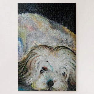 I LOve My Pet Jigzaag Puzzle Dog Painting Legpuzzel