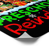 I Love My Preschool Reindeers Christmas Teacher St Poster (Hoek)