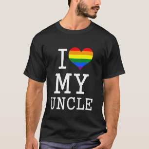 I Love My Pride Gay Uncle beroemd gemaakt door Nie T-shirt