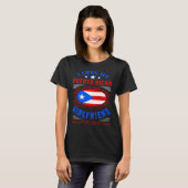 I love my Puerto Rican girlfriend T-shirt (Voorkant volledig)