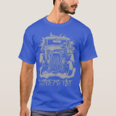 I Love My Rat Ratrod Car Design gift T-shirt (Voorkant)