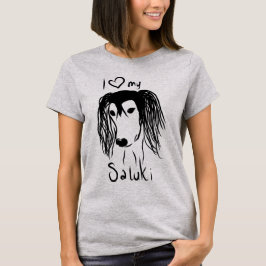 I love my saluki t-shirt
