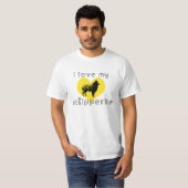 i love my schipperke t-shirt (Voorkant volledig)
