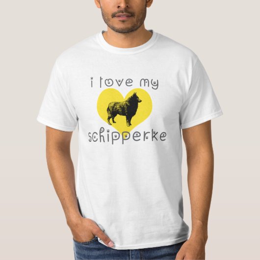 i love my schipperke t-shirt (Voorkant)