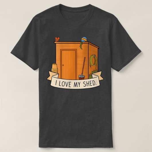 I Love My Shed T-shirt (Design voorkant)
