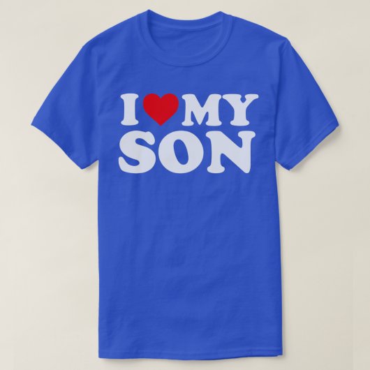 I Love My Son T-shirt (Design voorkant)