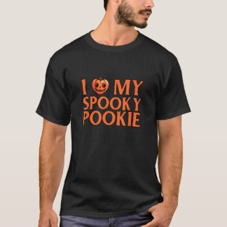 I Love My Spooky Pookie Funny Couples voor Kostuum T-shirt