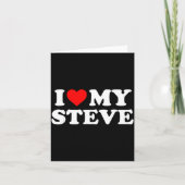 I Love My Steve  Kaart (Voorkant)