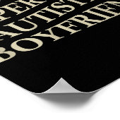 I Love My Super Hot Autistic Boyfriend Funny Tee O Poster (Hoek)