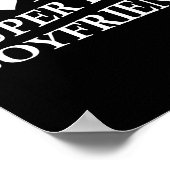 I Love My Super Hot Boyfriend Funny Girlfriend On  Poster (Hoek)