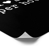 I Love My Super Hot Boyfriend Funny Girlfriend  Poster (Hoek)