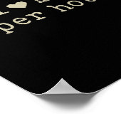 I Love My Super Hot Boyfriend Funny Girlfriend  Poster (Hoek)