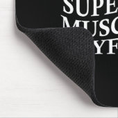 I Love My Super Hot Muscular Boyfriend Funny Love  Muismat (Hoek)