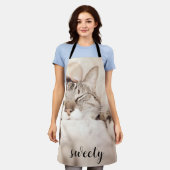 I love my sweet little cat photo schort (Gedragen)