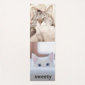 I love my sweet little cat photo yogamat (Voorkant)