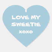 I LOVE MY SWEETIE xoxo Sticker - Creator RjFxx. (Voorkant)