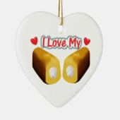 I Love My Twinkies Christmas Ornament (Rechts)