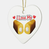 I Love My Twinkies Christmas Ornament (Links)