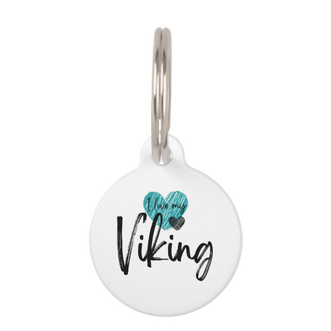 I love my Viking Huisdierpenning (Voorkant)