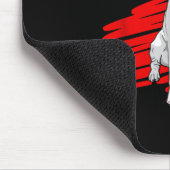 I Love My White Boxer Dog Paw Heart Valentines Day Muismat (Hoek)