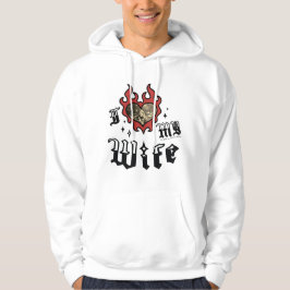 I Love My Wife - Red - DingusDesign  Hoodie