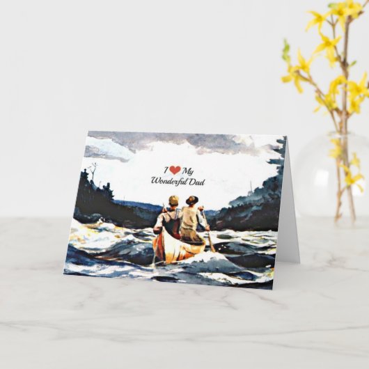 I Love My Wonderful Dad, Kano in de stroomversnell Kaart (Gele Bloem)