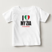 I LOVE MY ZIA  gift for Italian Aunt (Voorkant)
