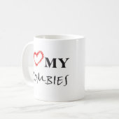 I love my zombies koffiemok (Voorkant links)