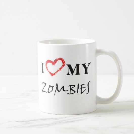 I love my zombies koffiemok (Rechts)