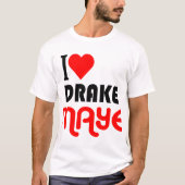 I Love Naam - Hart Typography T-Shirt Ontwerp  (Voorkant)