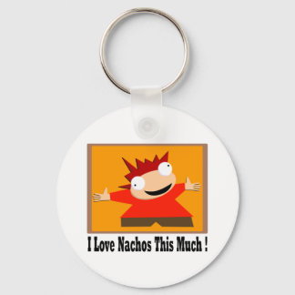 I Love Nachos T-Shirt Sleutelhanger