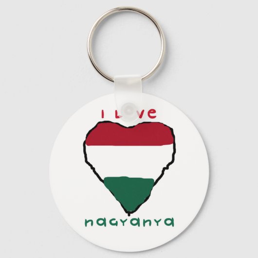 I Love Nagyanya Sleutelhanger (Voorkant)
