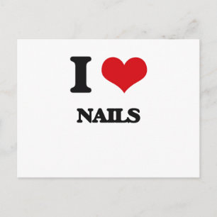 I Love Nails Briefkaart
