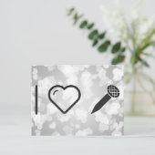 I Love Nails Briefkaart (Staand voorkant)