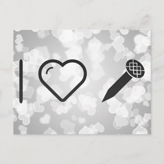 I Love Nails Briefkaart (Voorkant)