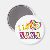 I Love Nana Magneet (Voorkant / Achterkant)