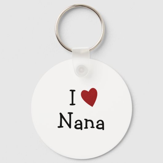 I Love Nana Sleutelhanger (Voorkant)