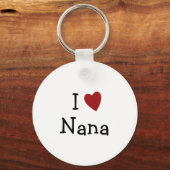 I Love Nana Sleutelhanger (Voorkant)